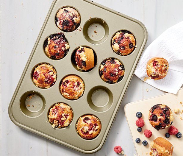 Muffin sütőforma fedéllel