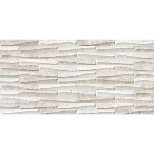 CASTLESTONE DEKORCSEMPE MURETTO FEHÉR 30X60CM