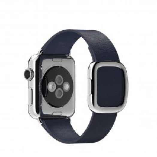 Apple - 38 mm-es éjkék szíj modern csattal - közepes