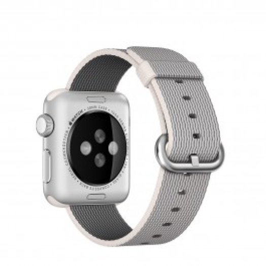 Apple - 38mm-es gyöngyszürke szőtt műanyag szíj