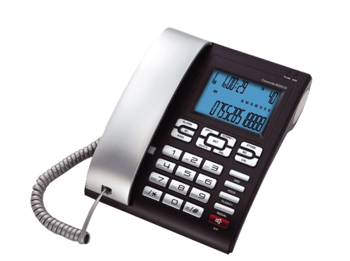 6025CID telefon, fekete/ezüst szín