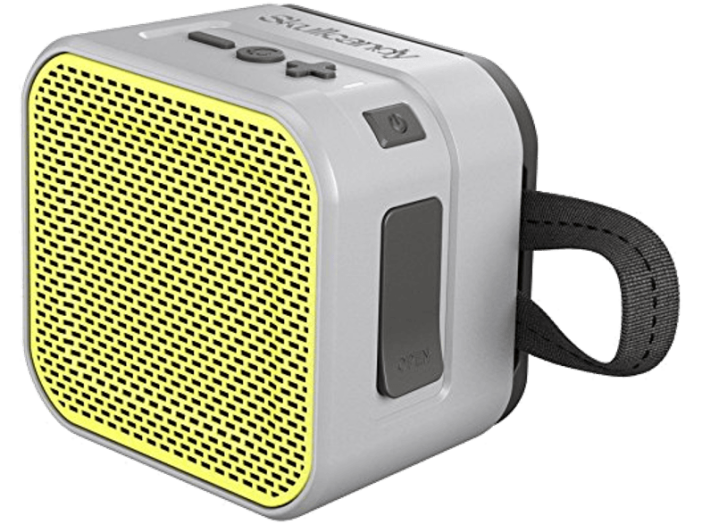 BARRICADE Mini hordozható bluetooth hangszóró, szürke