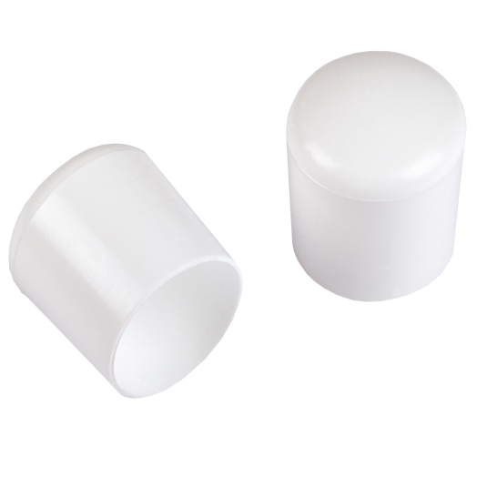 SZÉKLÁB PAPUCS ÁTMÉRŐ 22 MM FEHÉR   4DB-OS