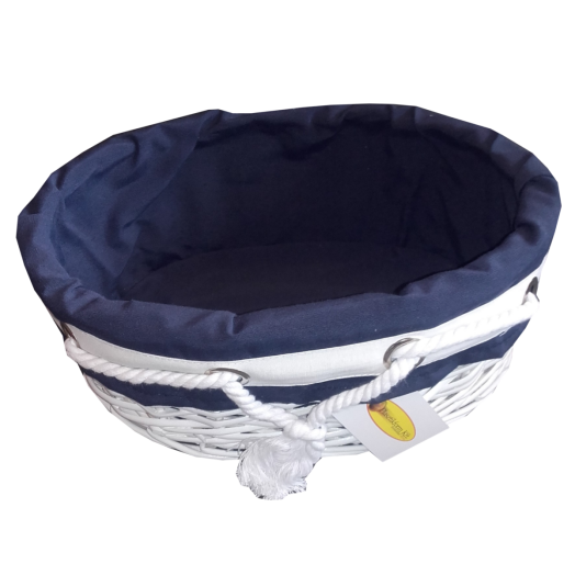 TÁROLÓKOSÁR M-ES VESSZŐ/TEXTIL OVÁLIS