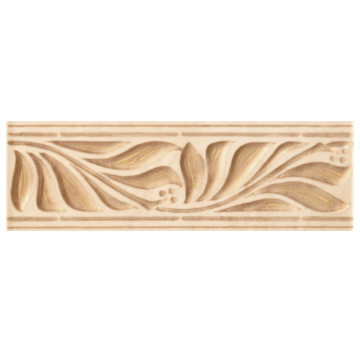 PARMA BORDŰR 20X6,5CM BÉZS FÉNYES