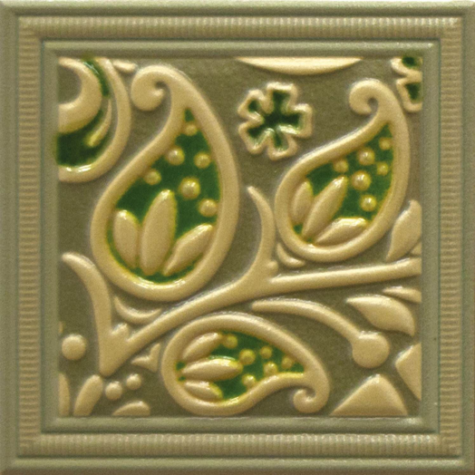 ROYAL DEKORCSEMPE TACO LULA GREEN 10X10 CM