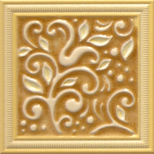 ROYAL DEKORCSEMPE TACO LULA YELLOW 10X10 CM
