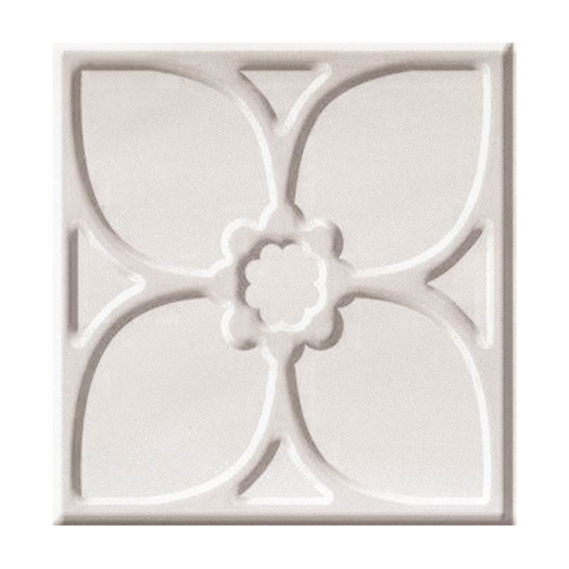 BULEVAR DEKOR TACO ALTAIR WHITE 10X10 CM