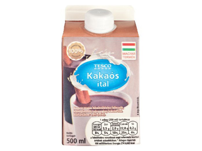 Tesco kakaós ital