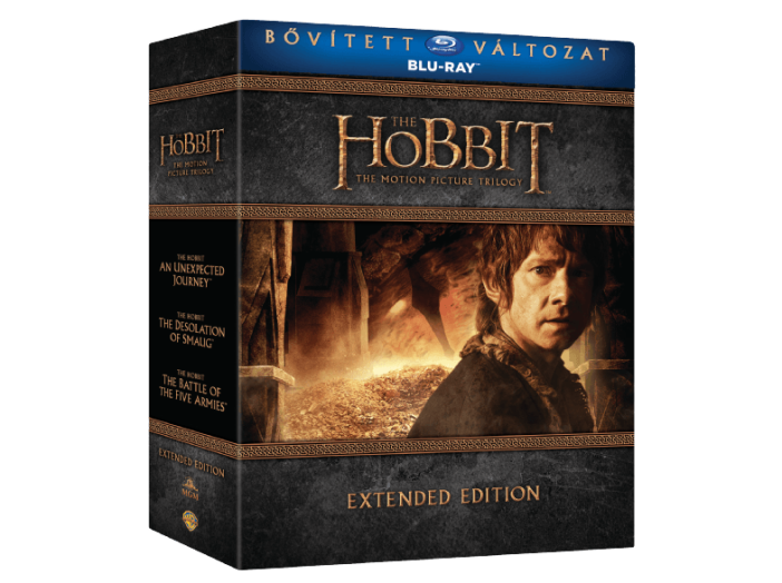 A Hobbit Trilógia (Bővített változatok gyűjteménye) Blu-ray