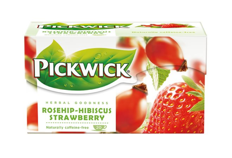 Pickwick csipkebogyó eper tea 20x2.5 g
