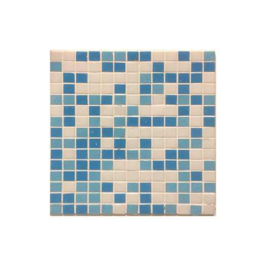 ÜVEGMOZAIK CSD 32,7X32,7CM KÉK MIX FAGYÁLLÓ