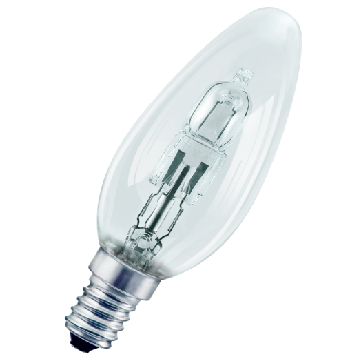 HALOGÉN GYERTYA E14 42W 625LM       FÉNYFORRÁS