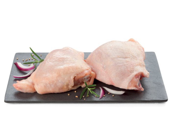 Friss csirkefelsőcomb farrésszel