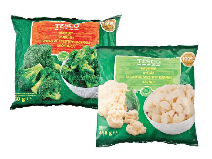 Tesco brokkoli vagy karfiol