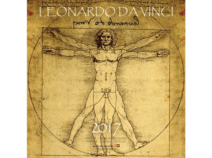 Leonardo da Vinci naptár 2017 - 30x30 cm