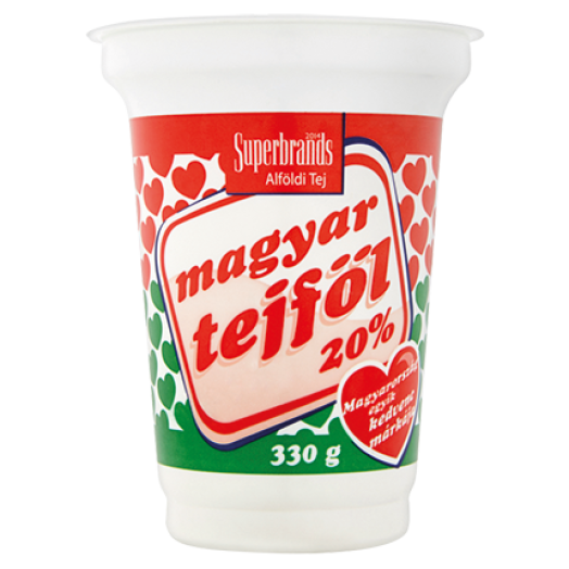 tejföl 20%