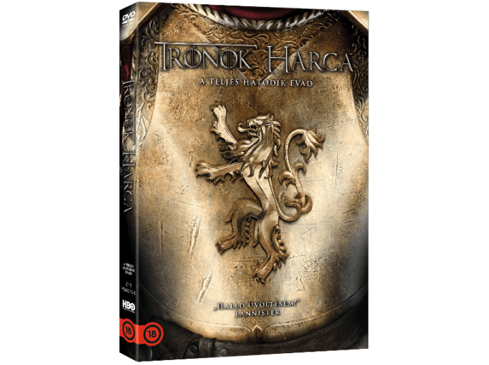 Trónok harca 6. évad - Limitált külső "Lannister" papírborítóval (DVD)