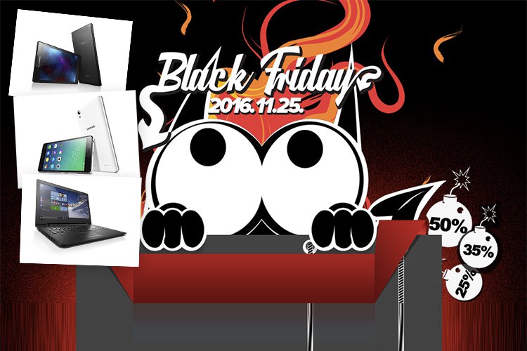 Notebook.hu Black Friday: Laptop, tablet, okostelefon akár -50%