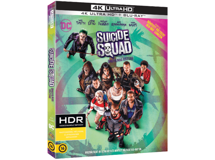 Suicide Squad - Öngyilkos osztag (Bővített kiadás) (4K Ultra HD Blu-ray + Blu-ray)