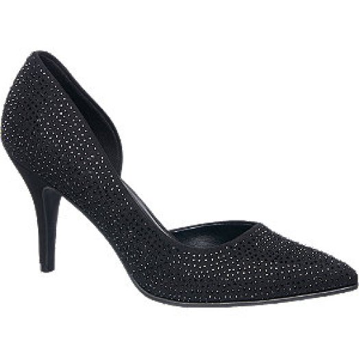Strasszos party pumps
