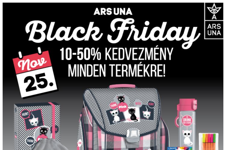 Black Friday az Ars Una webshopon és mintaboltban