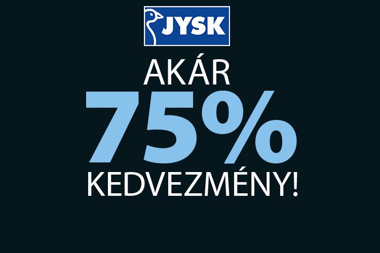 JYSK Black Friday akció, akár -75%