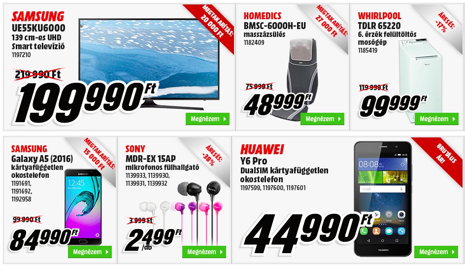 Media Markt Black Friday akciós termékek
