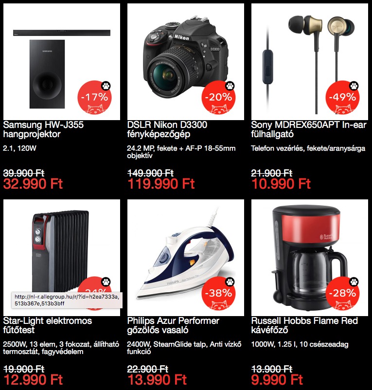 emag akciós termékek black friday második felvonás