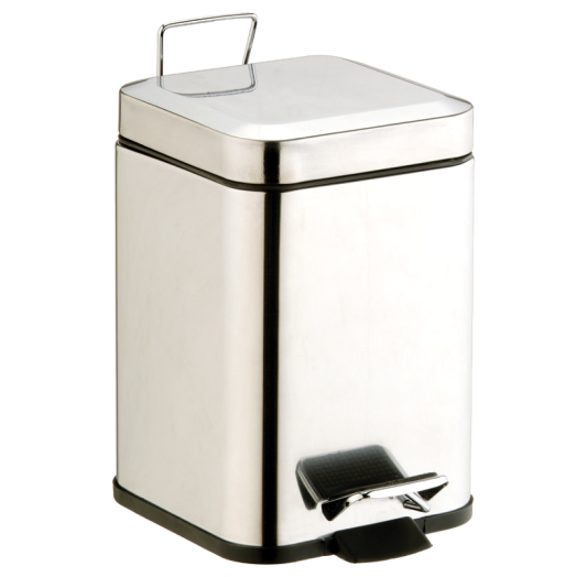 SZÖGLETES PEDÁLOS VÖDÖR 3 LITER