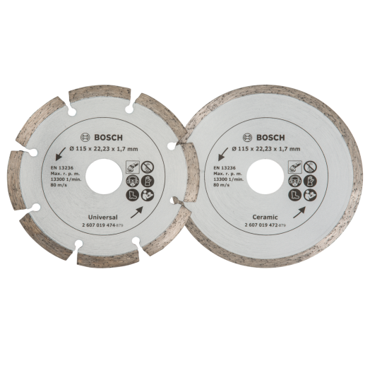 VÁGÓTÁRCSA GYÉMÁNT ÁTMÉRŐ 115 MM 2 DB