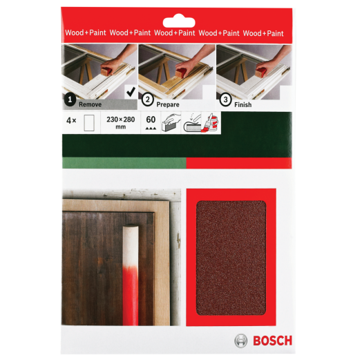 KÉZI CSISZOLÓLAPKÉSZLETEK 230X280MM UNIVERZÁLIS P60