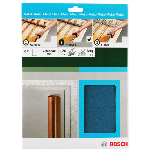 KÉZI CSISZOLÓLAPKÉSZLETEK 230X280MM FÉMHEZ P120