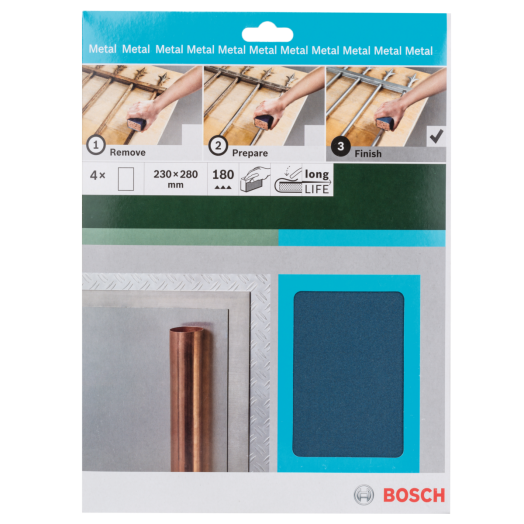 KÉZI CSISZOLÓLAPKÉSZLETEK 230X280MM FÉMHEZ P180