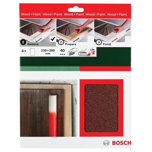KÉZI CSISZOLÓLAPKÉSZLETEK 230X280MM UNIVERZÁLIS P40