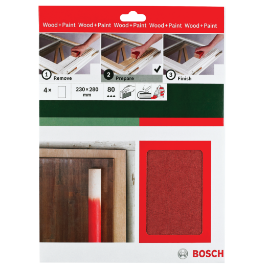 KÉZI CSISZOLÓLAPKÉSZLETEK 230X280MM UNIVERZÁLIS P80