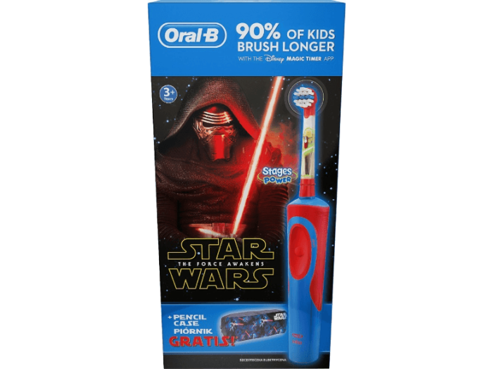 D12.513 Vitality Star Wars-os elektromos fogkefe gyerekeknek + ceruzatartó