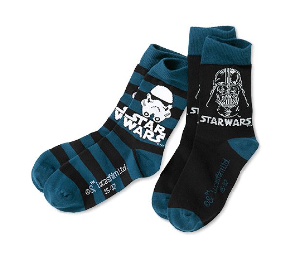 2 fiú zokni szettben, StarWars