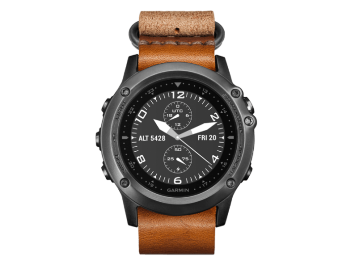 Fenix3 zafír szürke bőr okoskarkötő