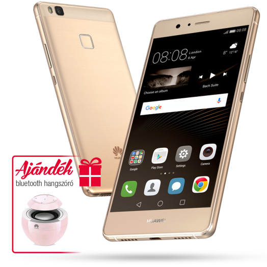 Huawei P9 Lite DS arany + ajándék BT hangszóró