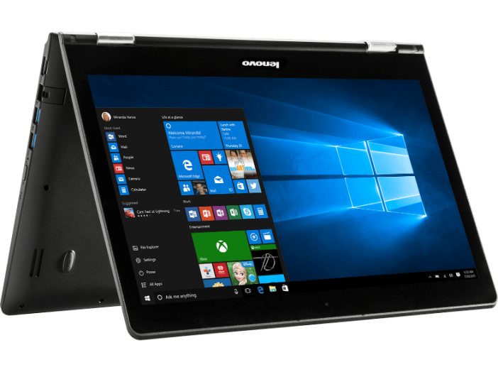 Yoga 500 fekete 2in1 eszköz 80N4015E (14" Full HD/Core i3/4GB/500GB/Windows 10)