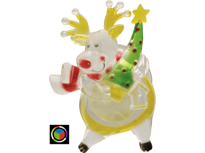 KID 321 LED-ES ABLAKDÍSZ,RÉNSZARVAS