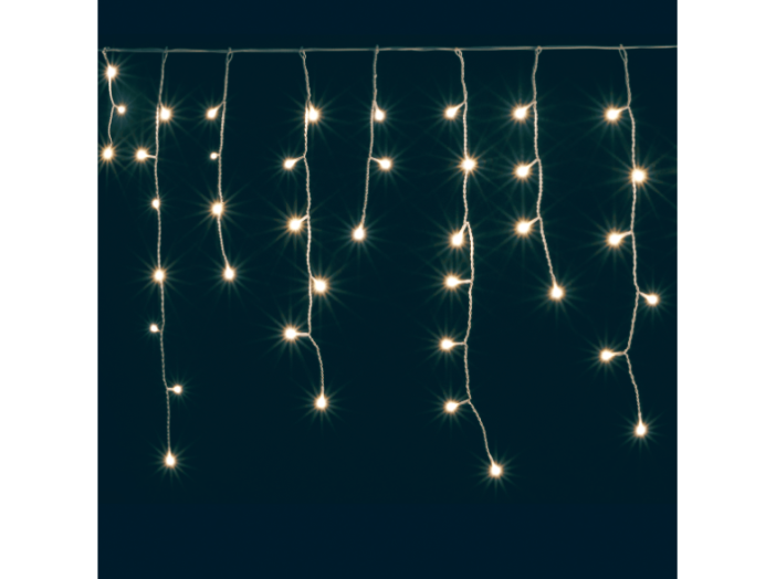 KAF 200L 10M/WW LED-es fényfüggöny, 200 db melegfehér LED, kültéri