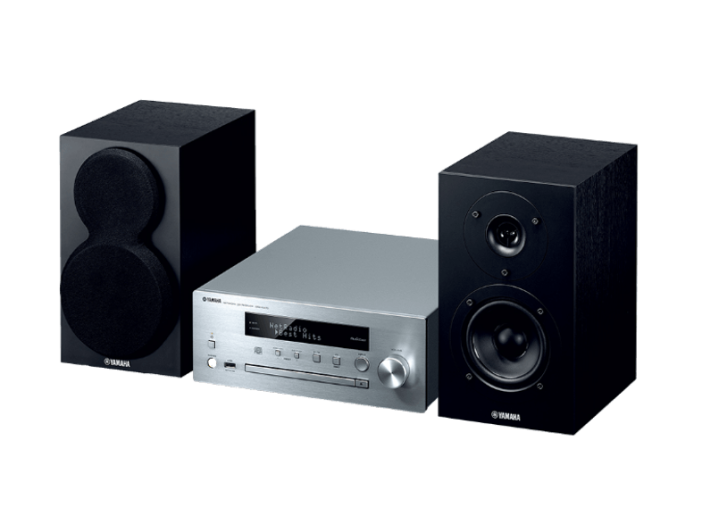 MCR-N470 mini torony (Musiccast, Airplay, WiFi, Bluetooth), ezüst
