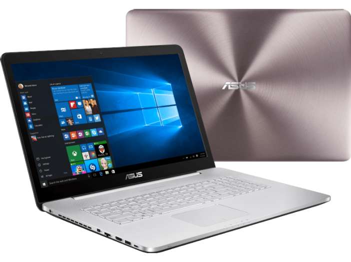 VivoBook Pro N752VX-GB136D notebook (17,3" UHD IPS/Core i7/8GB/1TB/GTX950 4GB VGA/DOS)