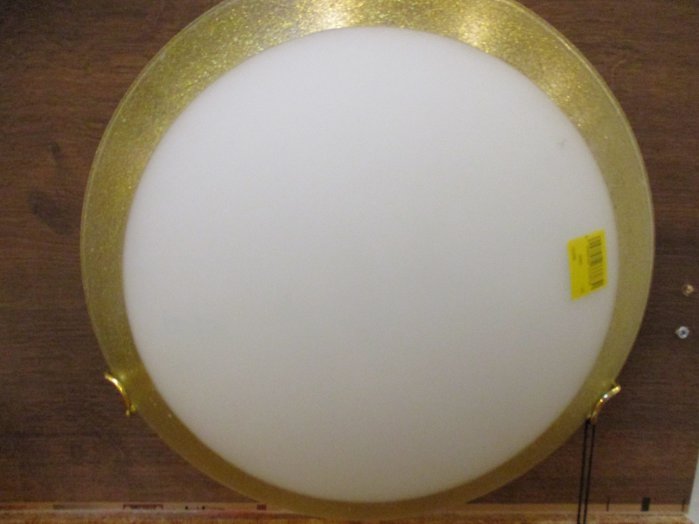 CONNIE MENNYEZETI LÁMPA E27 60W D30 CM FEHÉR/ARANY ÜVEG Outlet
