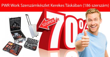 Szerszámkészlet 70% kedvezménnyel!