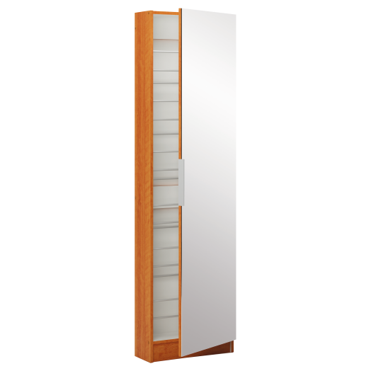 ZAPATERO CIPŐSSZEKRÉNY CSERESZNYE/TÜKÖR 50X20X180,5CM Outlet