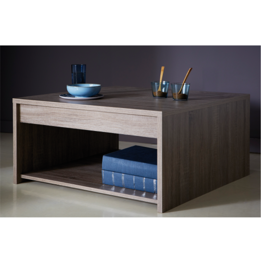 STEEN DOHÁNYZÓASZTAL SÖTÉT TÖLGY 80X40X80CM Outlet