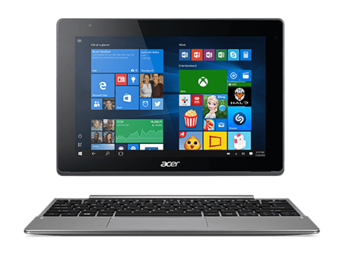 Aspire Switch 2in1 eszköz NT.G5XEU.001 (10,1" IPS/Atom/2GB/64GB + 500GB/Wifi+LTE/Windows 10)